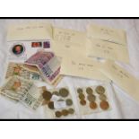 Various collectable coinage and notes