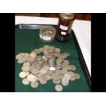 Various collectable coinage, including shillings,