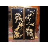 A pair of oriental panels