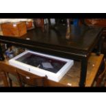 A Chinese style lacquered coffee table