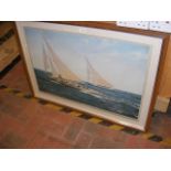 After MONTAGUE DAWSON - coloured print entitled 'R