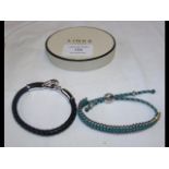 A Links unisex bracelet and one other in presentat