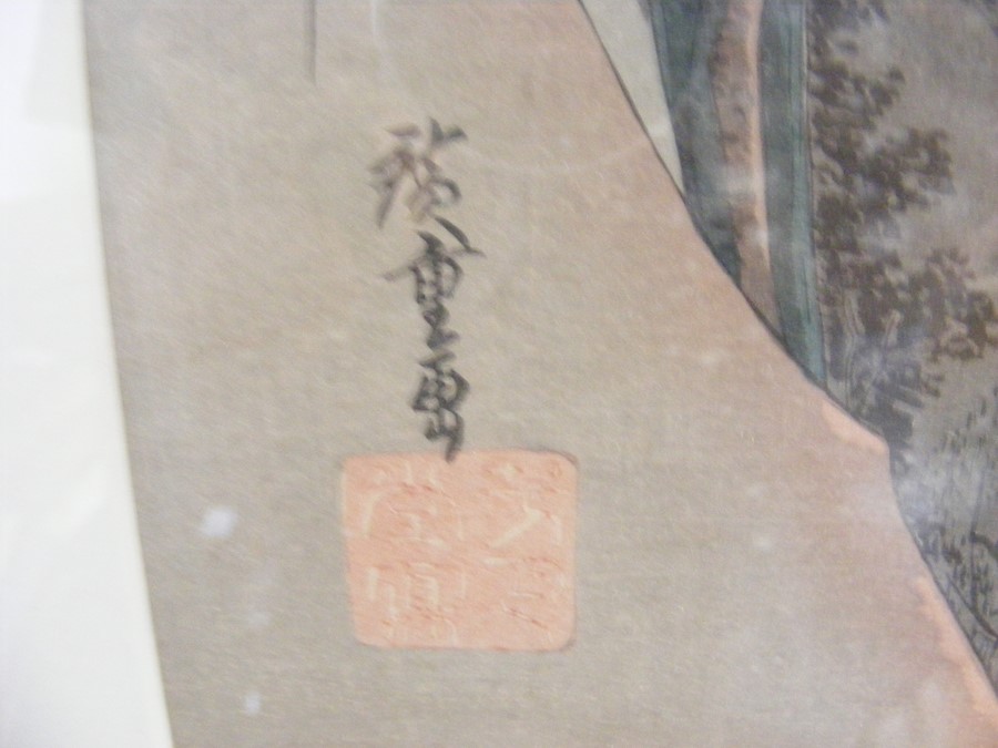 Two Japanese woodblock prints, including one by Hi - Image 10 of 15