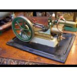 A scratch built 'live' steam engine with 14cm diam