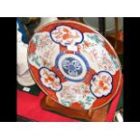 An antique Imari charger - 37cm diameter