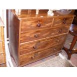 A 19th century mahogany chest of drawers