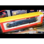 A boxed Hornby diesel loco