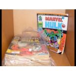 64 Marvel and Mighty World of Marvel 'Hulk' comics