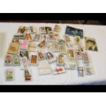 Selection of vintage cigarette cards (approx. 45 s