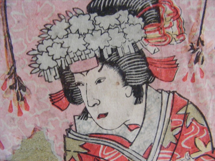 Two Japanese woodblock prints, including one by Hi - Image 8 of 15