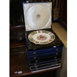A collection of seven boxed Spode collectors plate