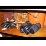 A pair of Carl Zeiss Jena Jenoptem 8 x 30 binocula