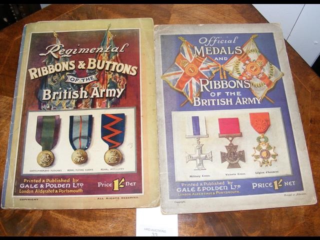 'Regimental Ribbons & Buttons of The British Arm