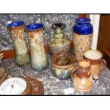 Selection of Royal Doulton stoneware