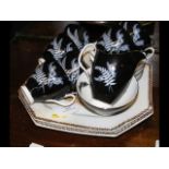 A Royal Albert Night & Day tea set together with a
