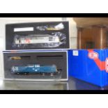 A boxed Heljan diesel locomotive, together with on