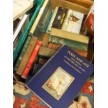 A selection of volumes on sailing, including Keble