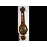 A 19th century barometer/thermometer