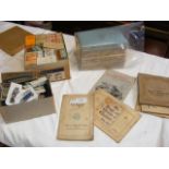 A large selection of collectable cigarette cards i