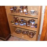 A collection of Victorian and other copper lustre