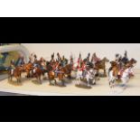 A collection of twenty del Prado equestrian figure