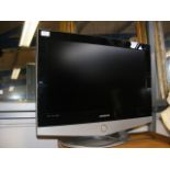 A Samsung 26 inch flatscreen TV - no remote