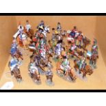 Twenty del Prado equestrian figures