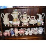 Royal Albert Lavender Rose tea ware, various flora