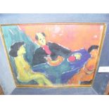 An Impressionist oil - signed lower left,