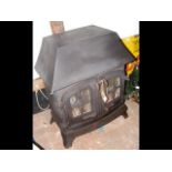 Yeoman cast iron log burner - 80cm high