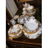 A Royal Albert Celebration dinner and tea set - si