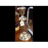 A 30cm high silver candlestick