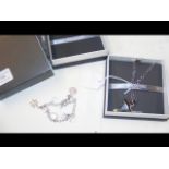 A Waterford Crystal bracelet in presentation case,