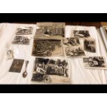 Selection of interesting old motorcycle photograph