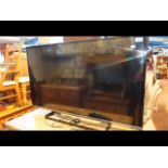 A Panasonic 42 inch flatscreen TV complete with re