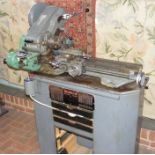 A Myford Super7 lathe and accessories