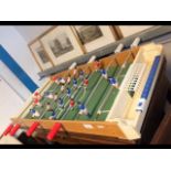 A table football game