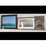 J STEVEN DEWS - Limited Edition print of yachts r