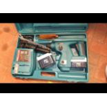 A Makita cordless rotary hammer BHR200