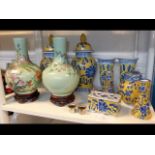 A collection of reproduction Chinese ceramics incl