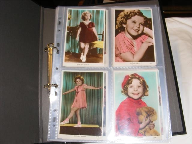 An album of vintage photographs of Shirley Temple