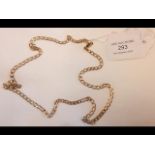 A 9ct gold chain - 10g