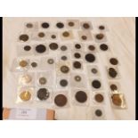 Selection of 18th century tokens and other