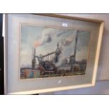 Watercolour by K GORDON - Goldendale Ironworks, 36