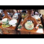 A selection of ceramic ware including Doulton and