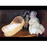 A bisque head baby doll by Armand Marseilles - 30c