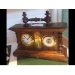 A desk clock barometer