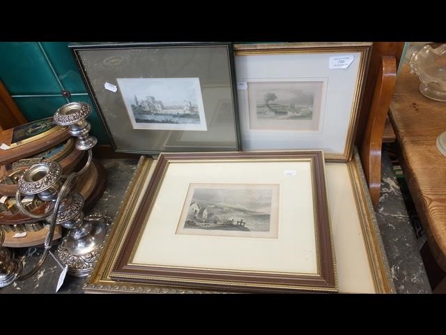 A selection of old engravings together with an etc