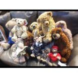 Various collectable teddy bears