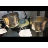A pair of silver presentation beakers Edward VII,